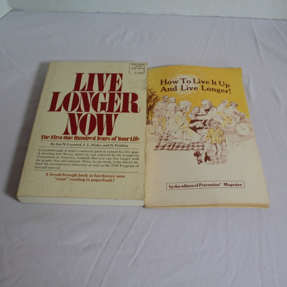 Live Longer Now Book How To Live It Up And Live Longer!‎ Health Diet